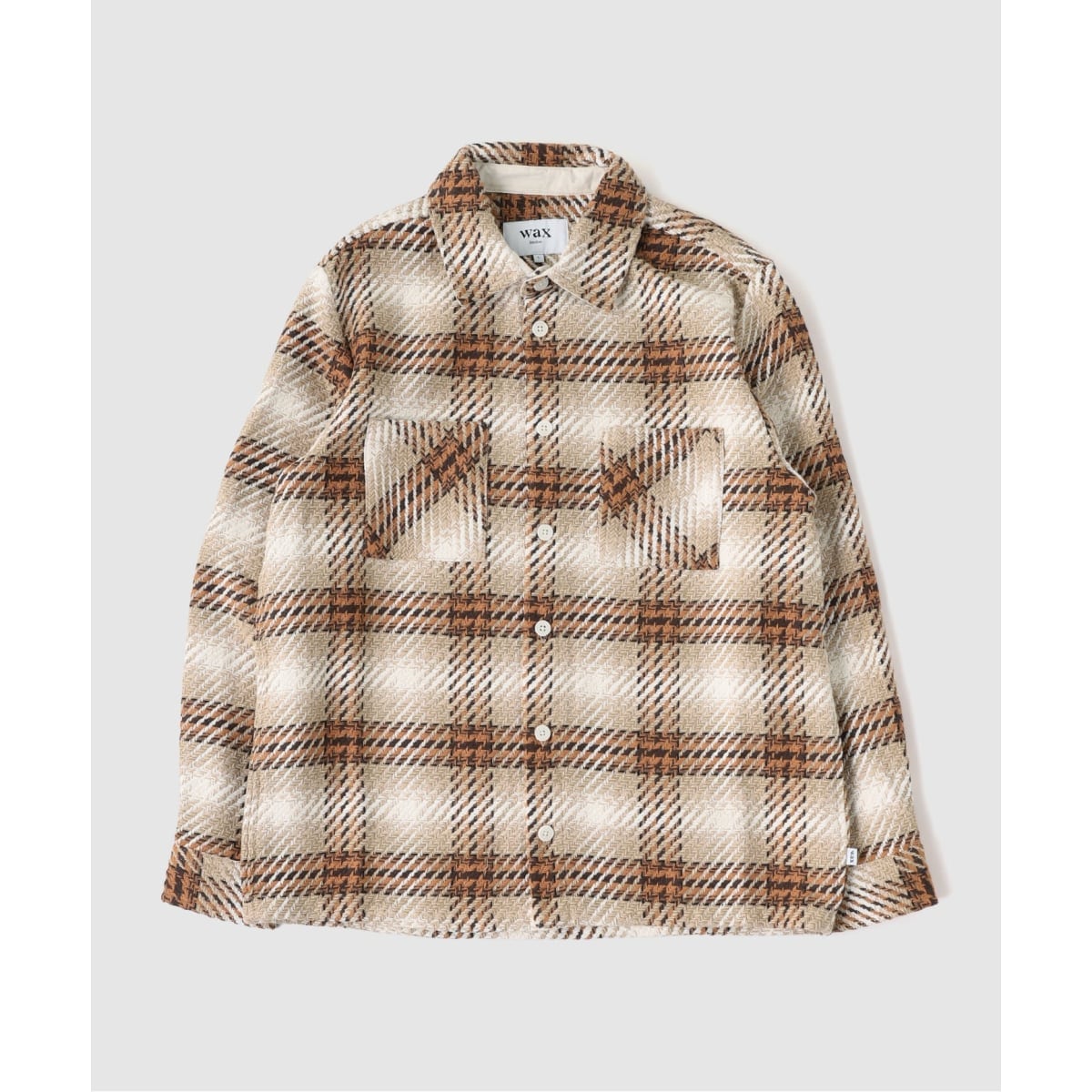 WAX LONDON / ワックス ロンドン】WHITING OVERSHIRT OVERLAP | 417