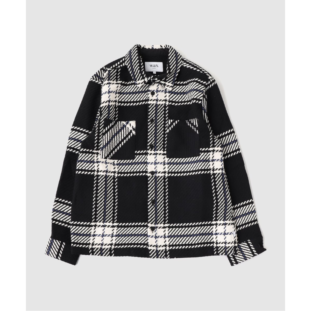 WAX LONDON / ワックス ロンドン】WHITING OVERSHIRT OS GRID | 417
