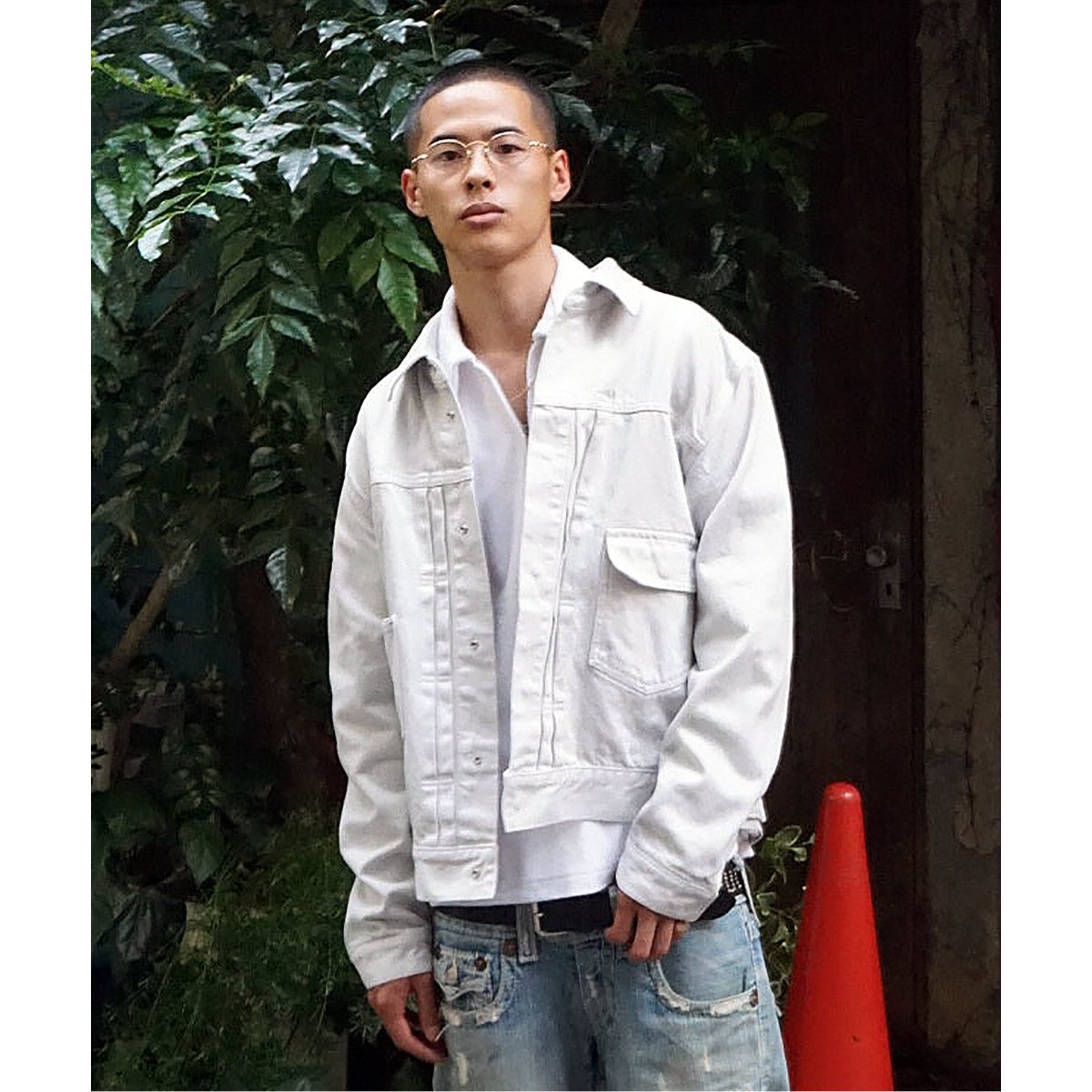 ALLEGE / アレッジ】GARMENT DYE DENIM BLOUSON | 417