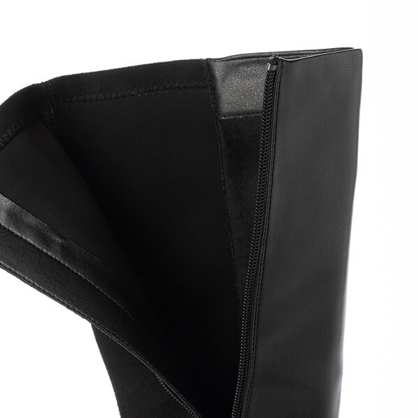 tehen 【撥水加工】美しいシルエットを叶えるストレッチロングブーツ