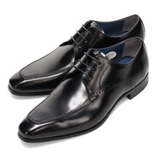 高級 マッケイ製法 スワールモカ 外羽根 ドレスシューズ