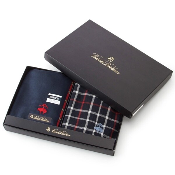 高質 ブルックス ブラザーズ（Brooks Brothers）プリントハンカチ 小物