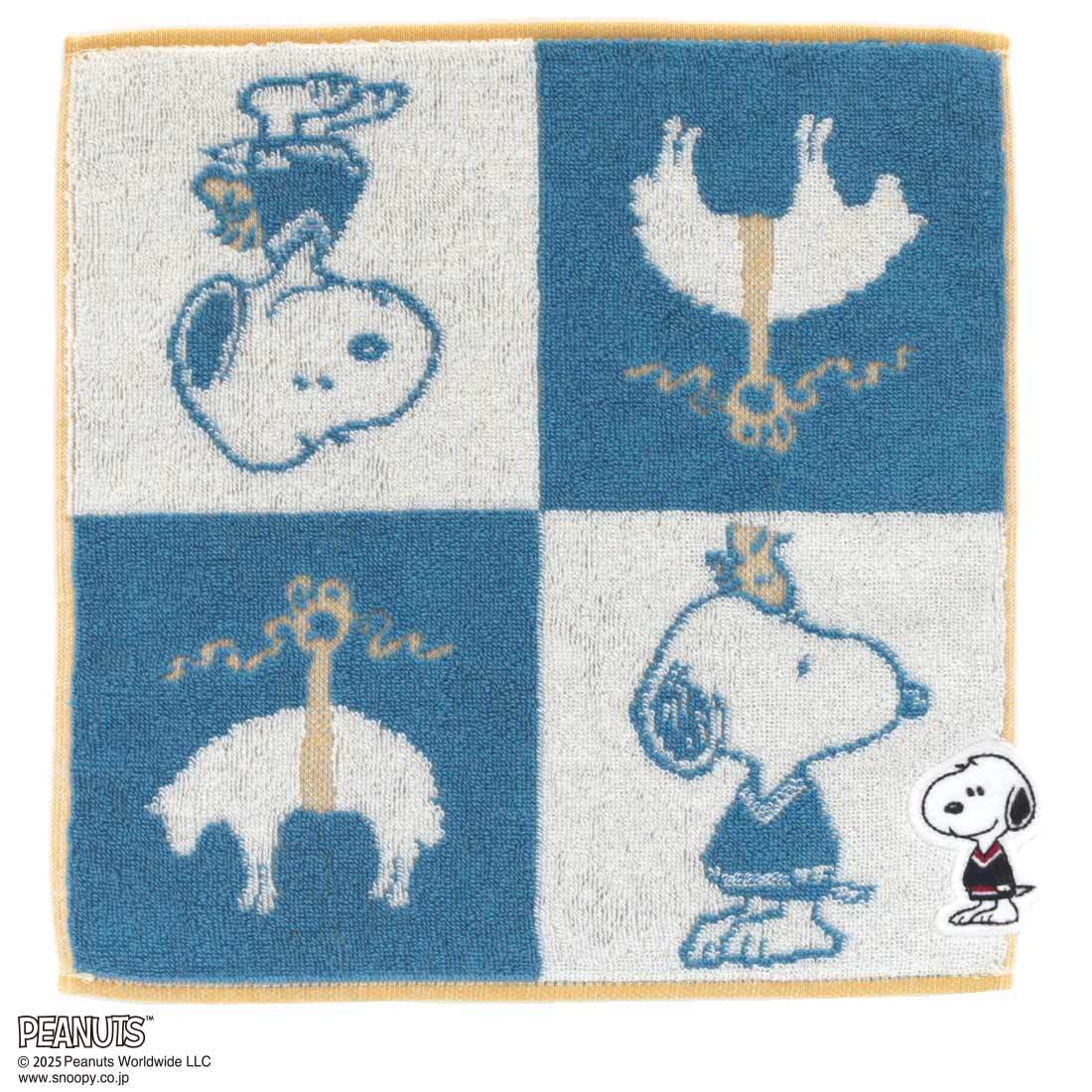 ブルックス ブラザーズ × ピーナッツ タオルハンカチ スヌーピー