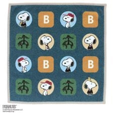 ブルックス ブラザーズ × ピーナッツ　スマホ・メガネ拭き　ハンカチ　Bマーク