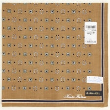 ブルックス ブラザーズ　イージーケア　プリントハンカチ　干支　蹄鉄