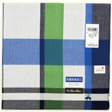 ブルックス ブラザーズ　イージーケア　ハンカチ　ブロックチェック　【Brooks Brothers】