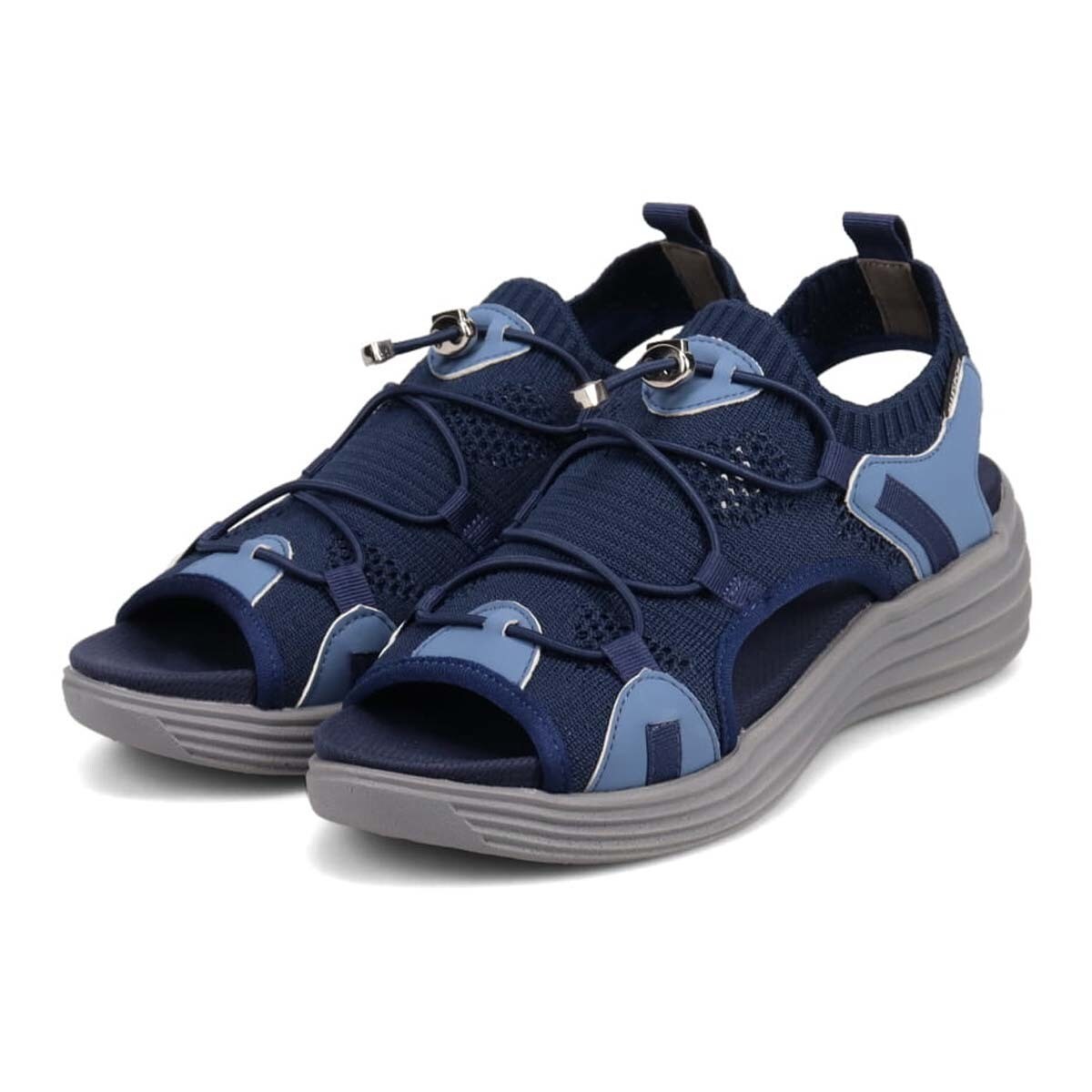 エル スポーツ ELLE SPORT メッシュデザインニットサンダル