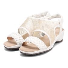 エル スポーツ ELLE SPORT メッシュ調ウェッジサンダル