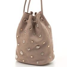 カカトゥ(kakatoo)のカカトゥ kakatoo / スエード調スタッズドロストバッグ