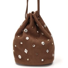 カカトゥ(kakatoo)のカカトゥ kakatoo / スエード調スタッズドロストバッグ