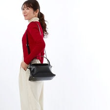 カカトゥ kakatoo / フラップ2wayキューブバッグ ハンドバッグ