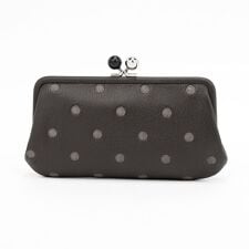 ペルケ(perche')の【本革 レザー】ペルケ ワンステップで中身が見渡せる使いやすい長財布　アクリル玉がま口長財布