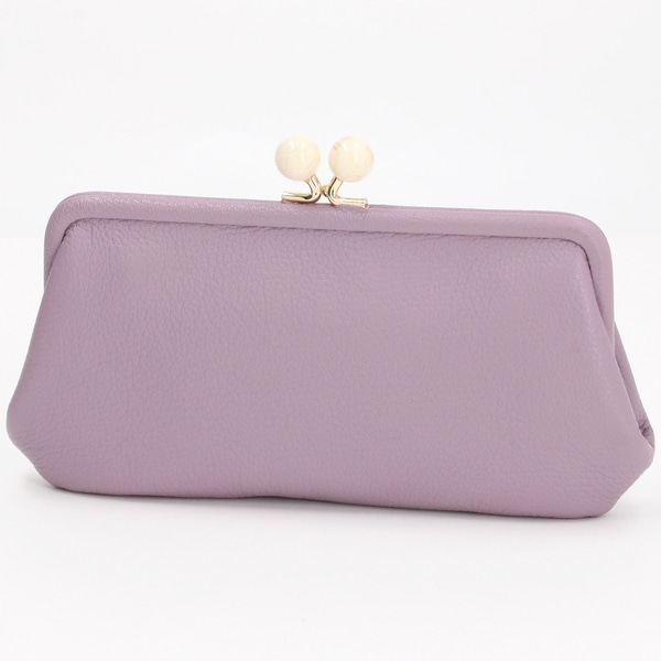 本革 レザー】 perche ペルケ / エアリーゴートがま口長財布 | ペルケ