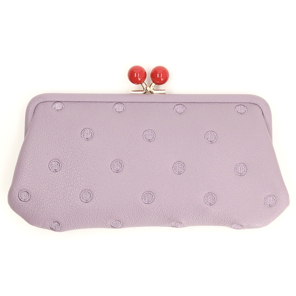 本革 レザー】 perche ペルケ / エアリーゴートがま口長財布 | ペルケ