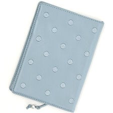 ペルケ(perche')の【本革 レザー】 ペルケ perche / ドット刺繍B6手帳カバー ブックカバー