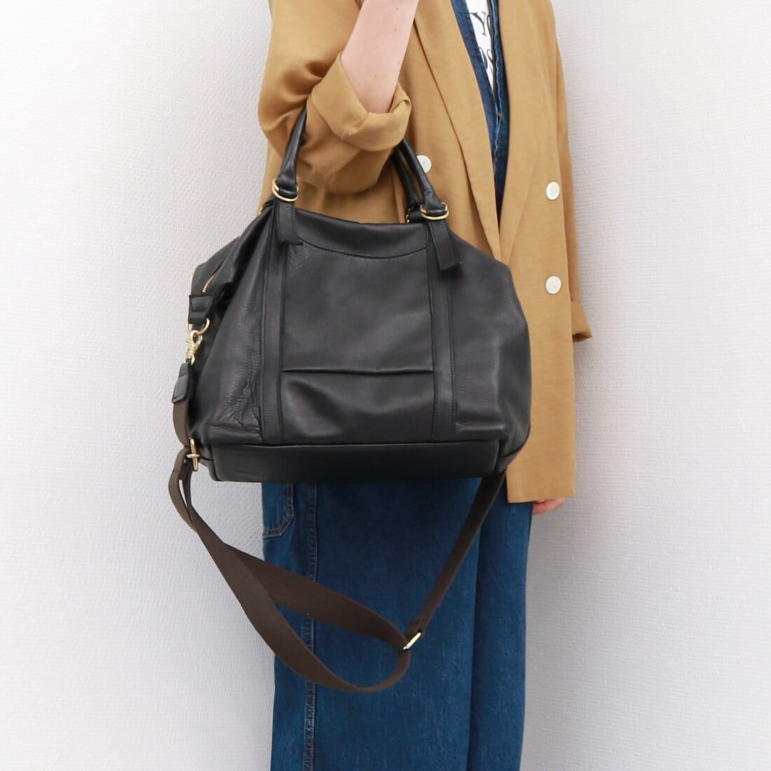 【極美品】perche ペルケ レザー 本革製 ボストンバッグ 大容量 日本製 極美品】perche ペルケ レザー 本革製 ボストンバッグ 大容量