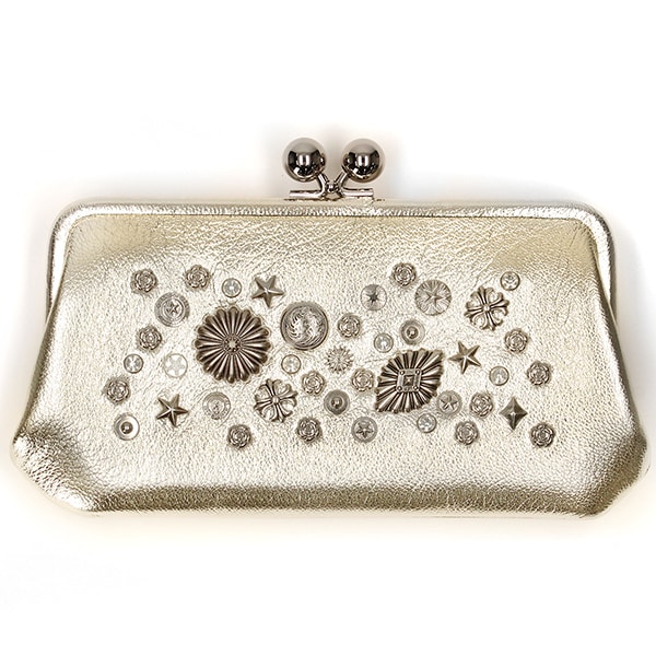 perche ペルケ マルチスタッズ がま口 ロングウォレット | バック