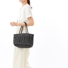 ペルケ(perche')のペルケ perche / 牛革メッシュ編みトートS