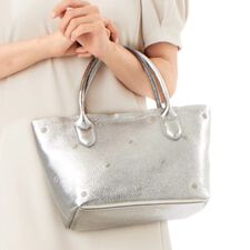 ペルケ perche / 牛革ドット刺繍2wayトートS