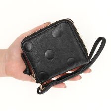 ペルケ(perche')の【リンネル 1月号掲載】ペルケ perche / ドット型押しパームフィットストラップウォレット