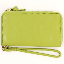 ペルケ perche / ドット型押しL字ロングストラップウォレット