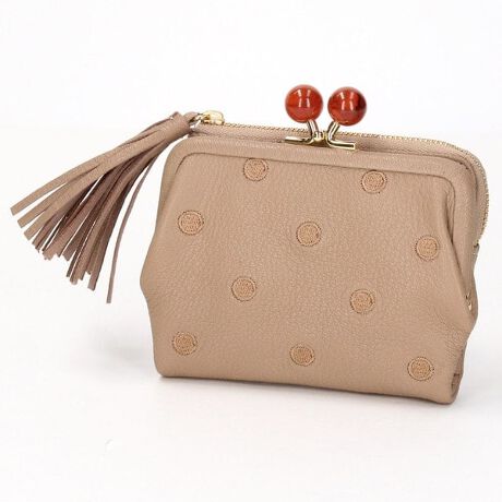 Perche ペルケ 収納力とかわいさを兼ね備えた二つ折り財布 アクリル玉がま口2つ折り財布 ペルケ Perche 08 06 ファッション通販 マルイウェブチャネル