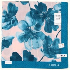 フルラ　大判　プリントハンカチ（58cm）　【FURLA】