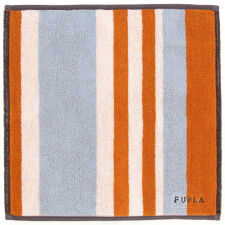 フルラ　メンズ　タオルハンカチ　ストライプ　【FURLA】