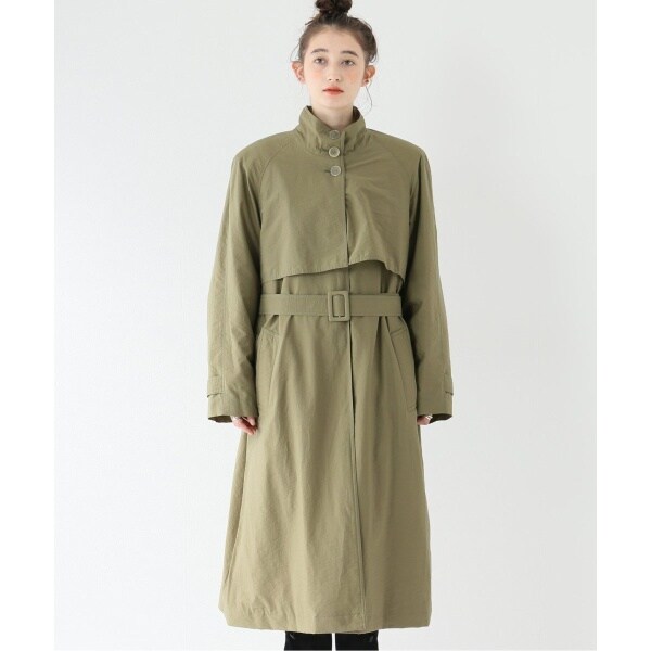 AMOMENTO アモーメント　コート AMOMENTO/アモーメント】 HIGH NECK TRENCH COAT：トレンチ