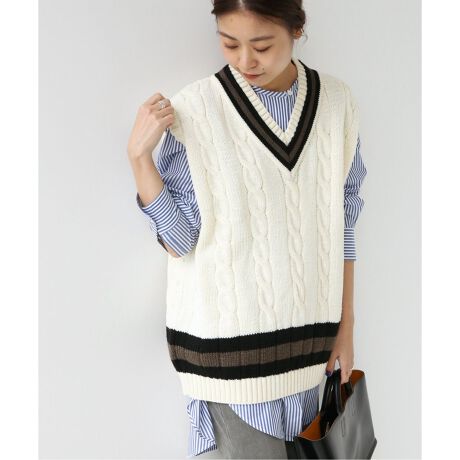 Oldderby Knitwear】Vネックニットベスト◇ | ジャーナルスタンダード 