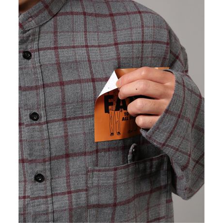 Fat Shirt スタンドネルチェックシャツ ジャーナルスタンダード レリューム Journal Standard Relume 20050464010030 ファッション通販 マルイウェブチャネル