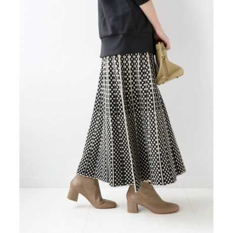 追加》【TORRAZZO DONNA/トラッゾドンナ】リバーシブルニットスカート  