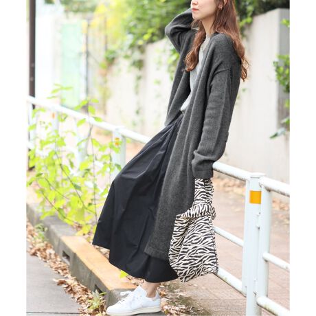 ヤクラクーンブレンド5Gロングカーディガン◇ | ジャーナル  