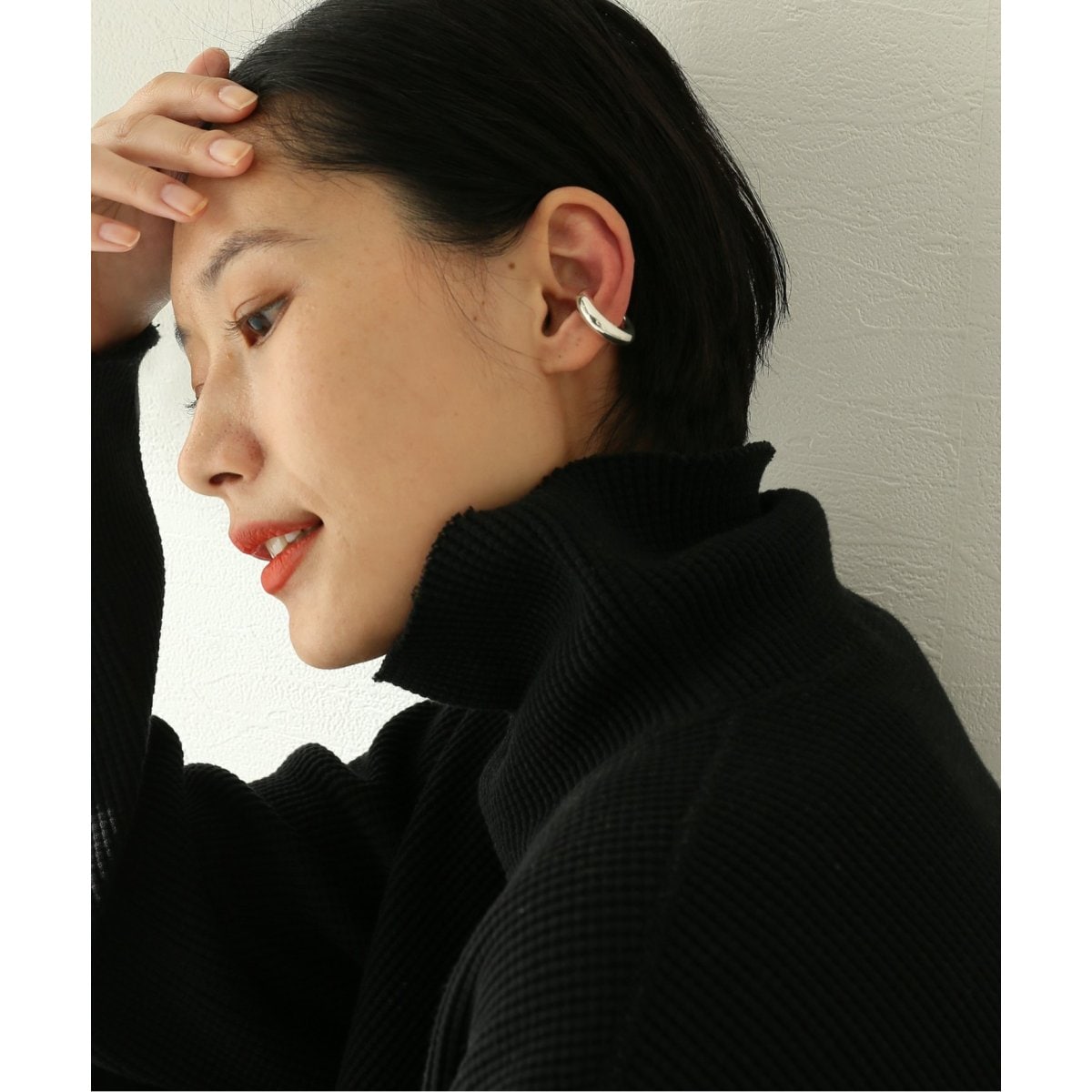 SASKIA DIEZ/サスキア ディツ】BOLD EARCUFF 925SILVER：イヤーカフ