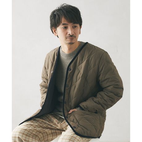 TAION / タイオン × HOUSE HOLD】2WAYキルティングダウンジャケット 