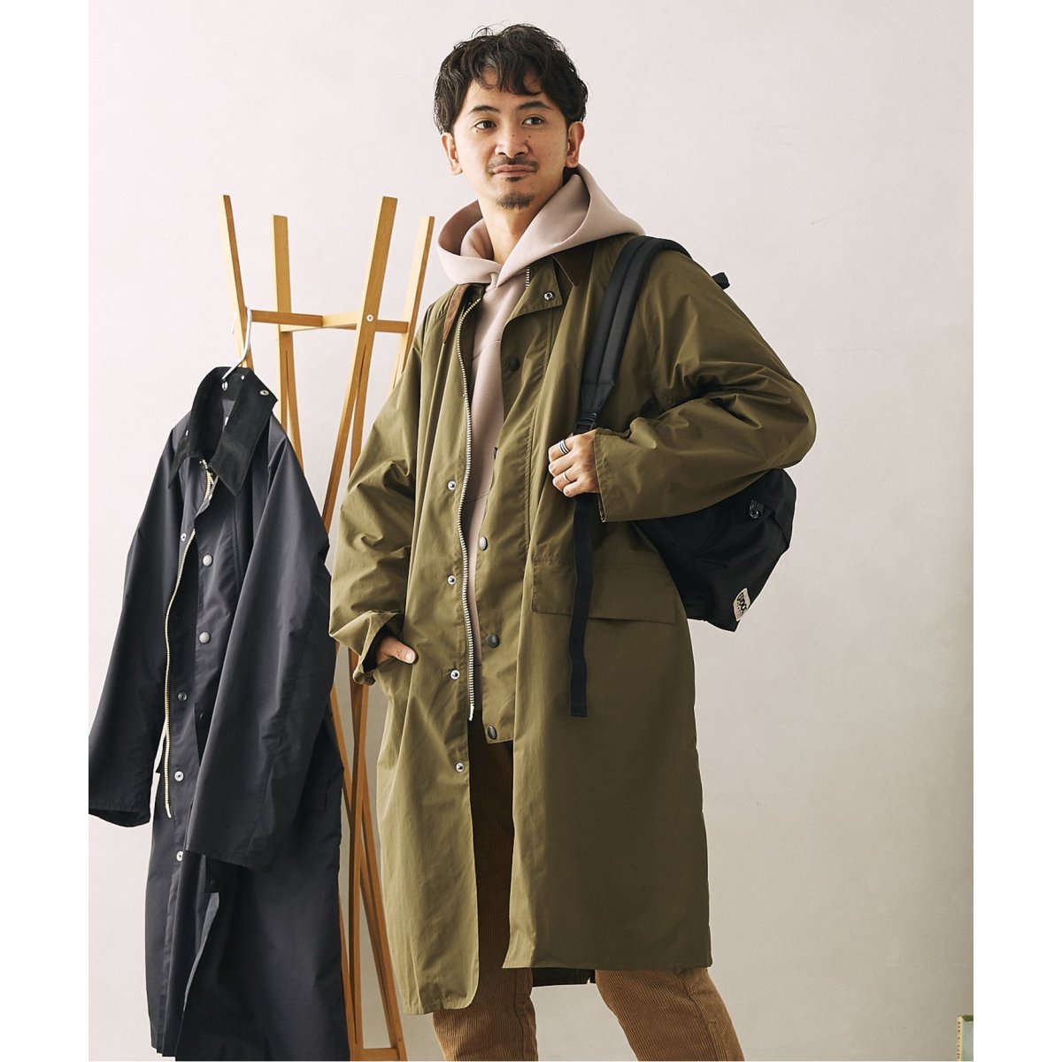 【Barbour/バブアーforrelume】別注BURGHLEYCOAT