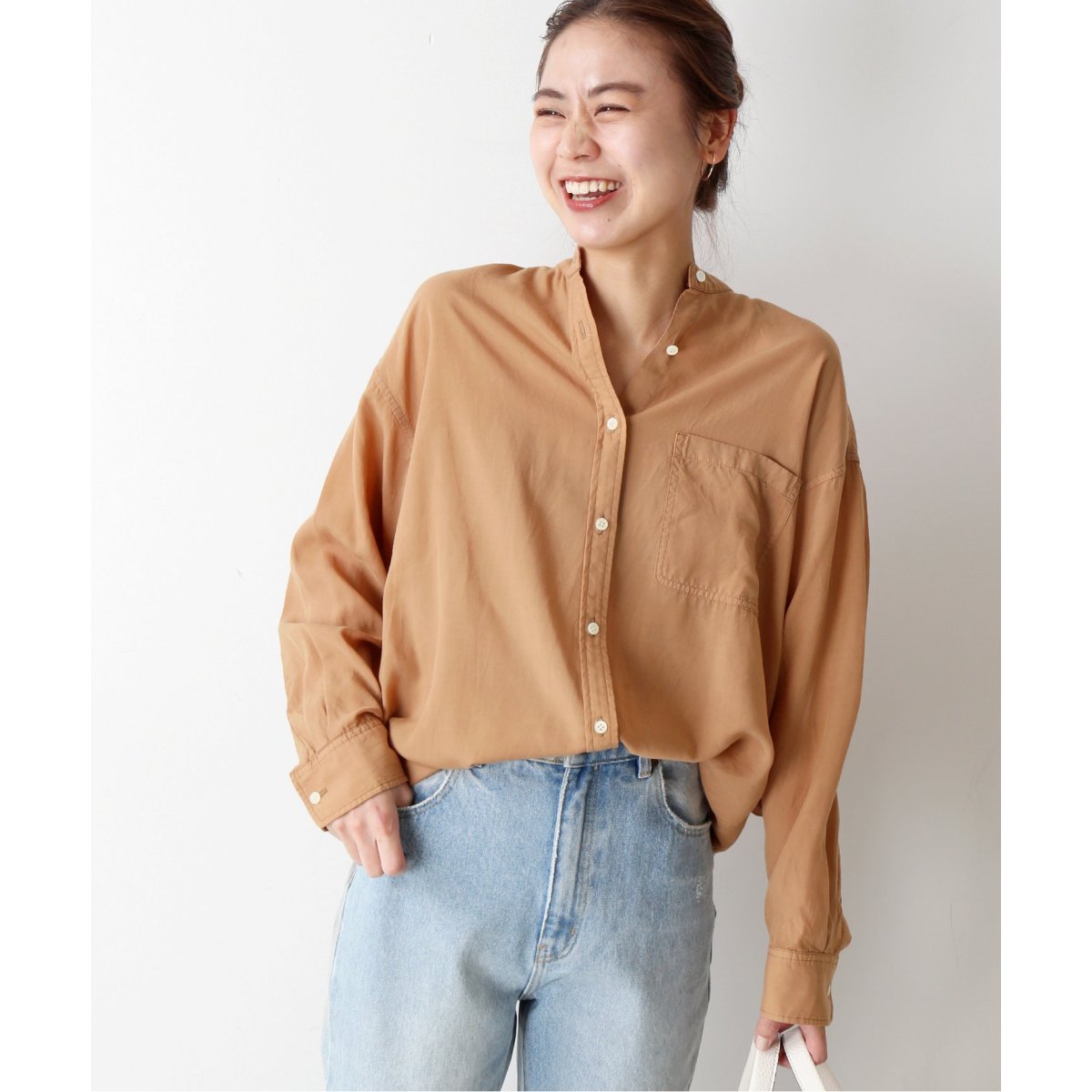 JOURNAL STANDARD - 【完売品】リヨセルセイヒンゾメロングシャツ　ピンク 追加3》リヨセルセイヒンゾメロングシャツ◇ | ジャーナル