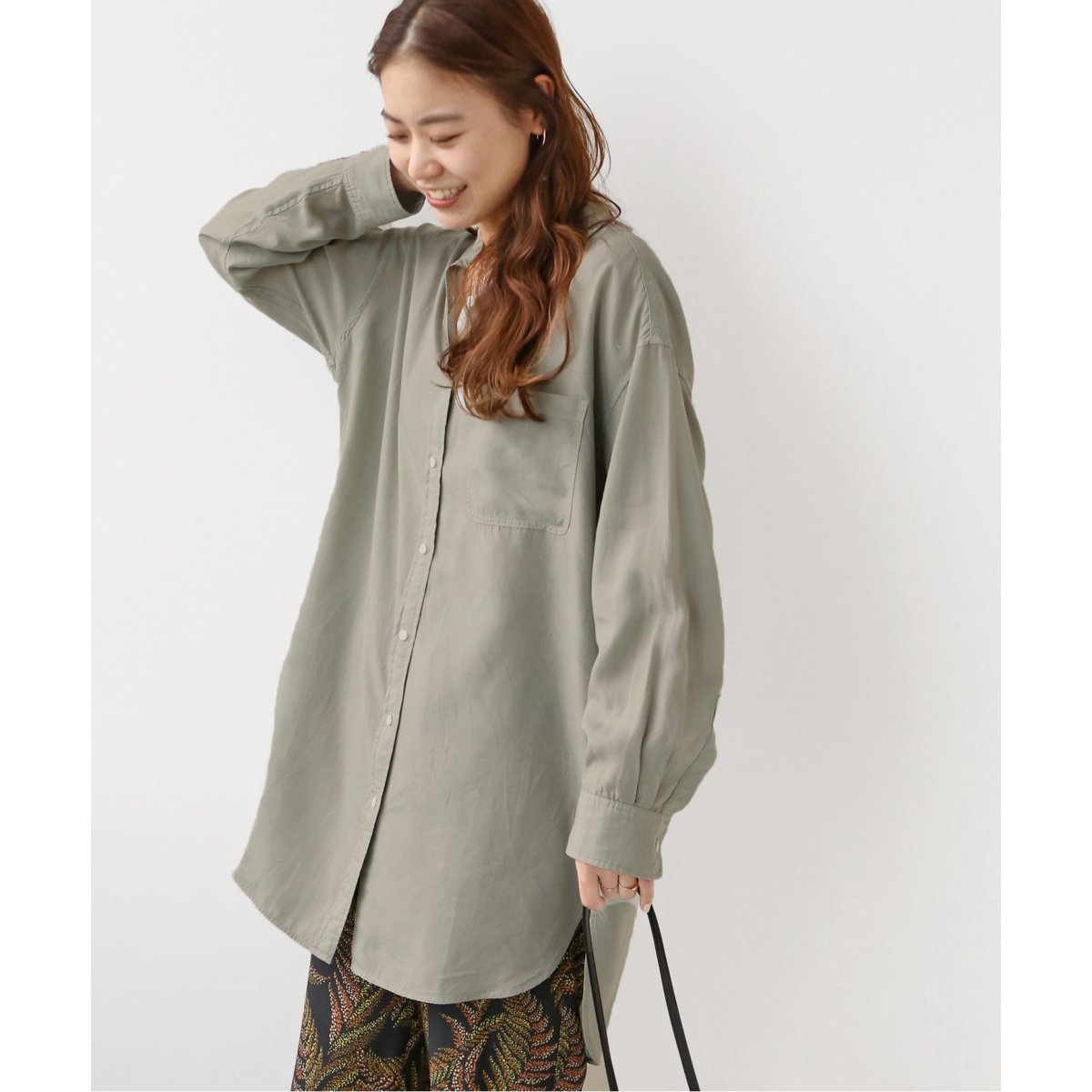 追加3》リヨセルセイヒンゾメロングシャツ◇ | ジャーナルスタンダード