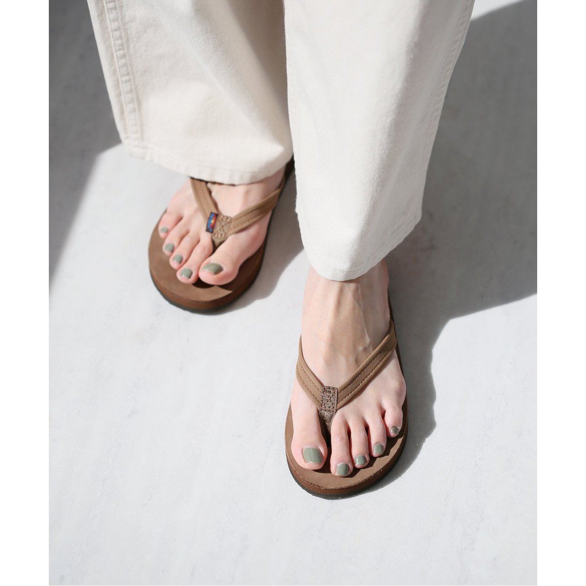 RAINBOW SANDALS】SANDALS SINGLE LAYER：別注サンダル