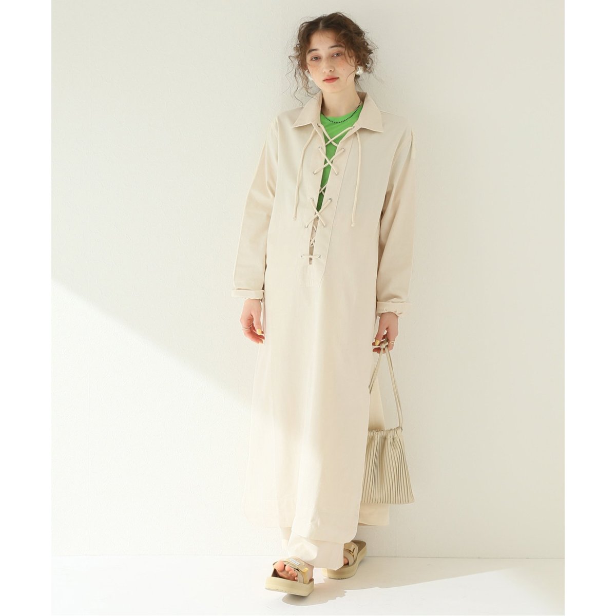 BASERANGE/ベースレンジ】 MAIN BAYOU DRESS：ワンピース