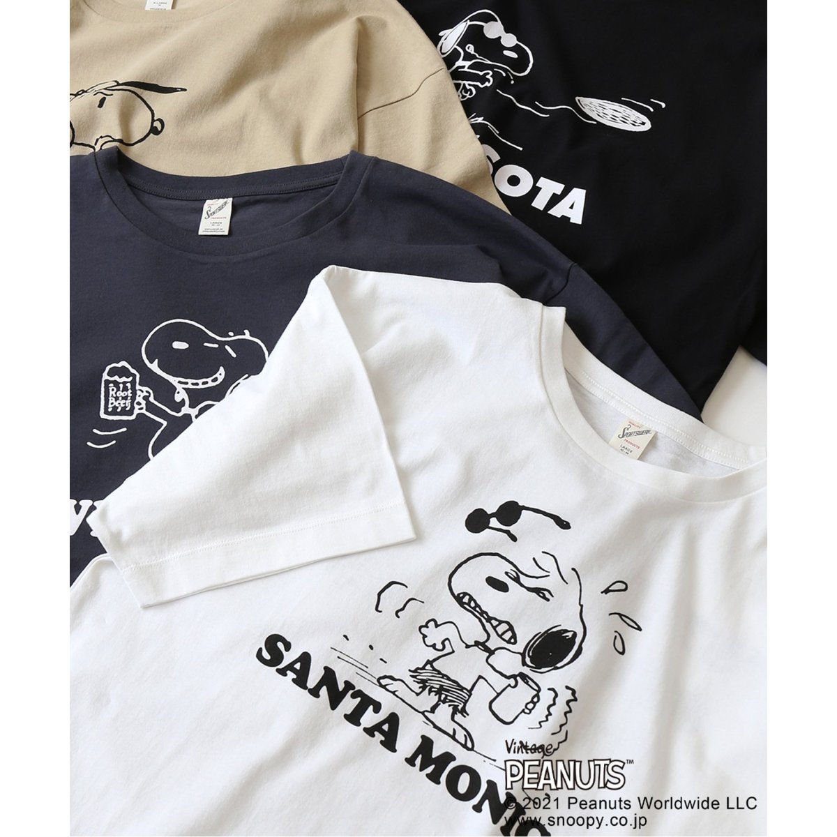 PEANUTS×SPORTS WEAR by relume】スヌーピーTシャツ | ジャーナル