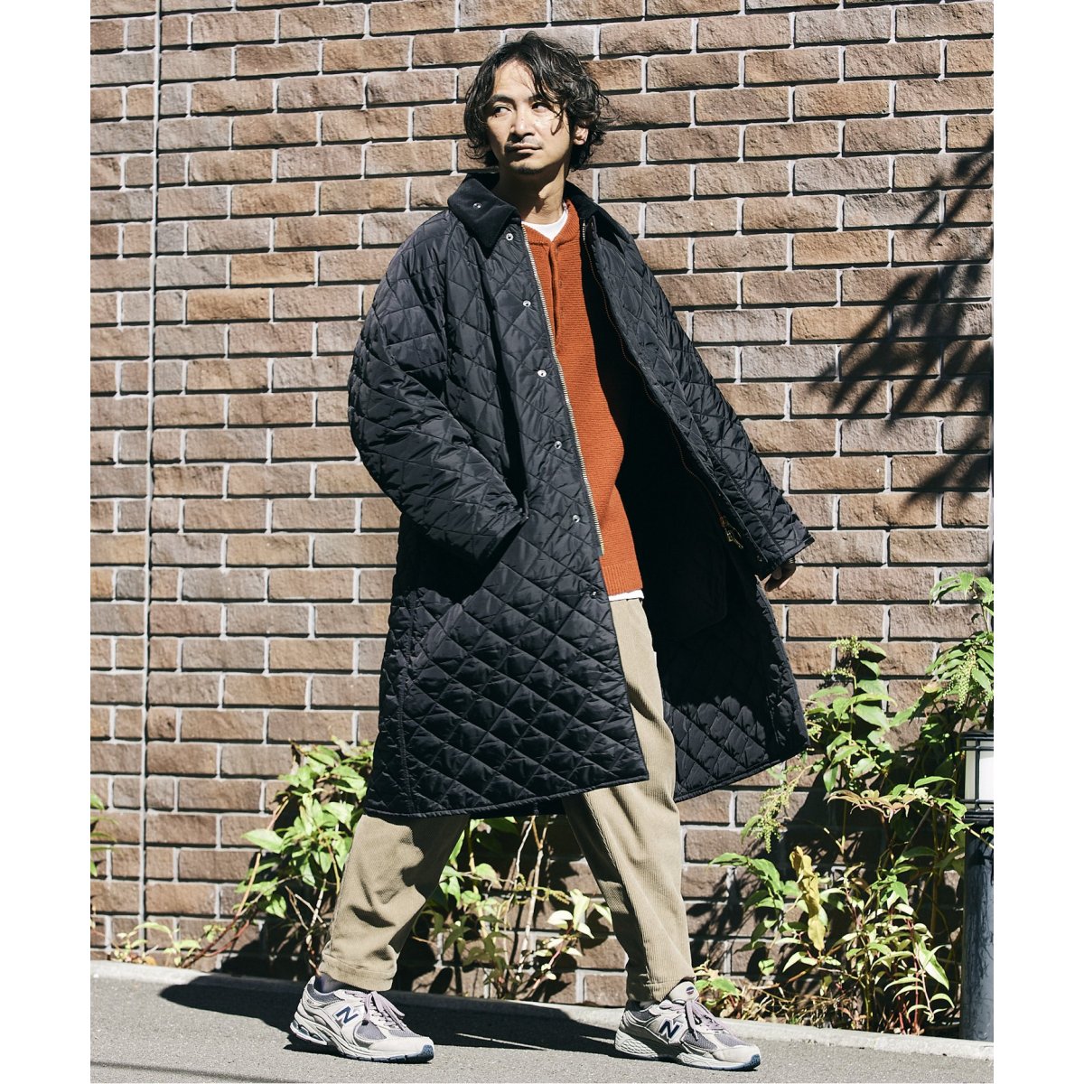 Barbour / バブアー for relume】 別注 BURGHLEY キルティングコート