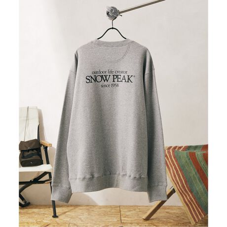 Snow Peak/スノーピーク】別注 Classic ロゴプリント スウェット 