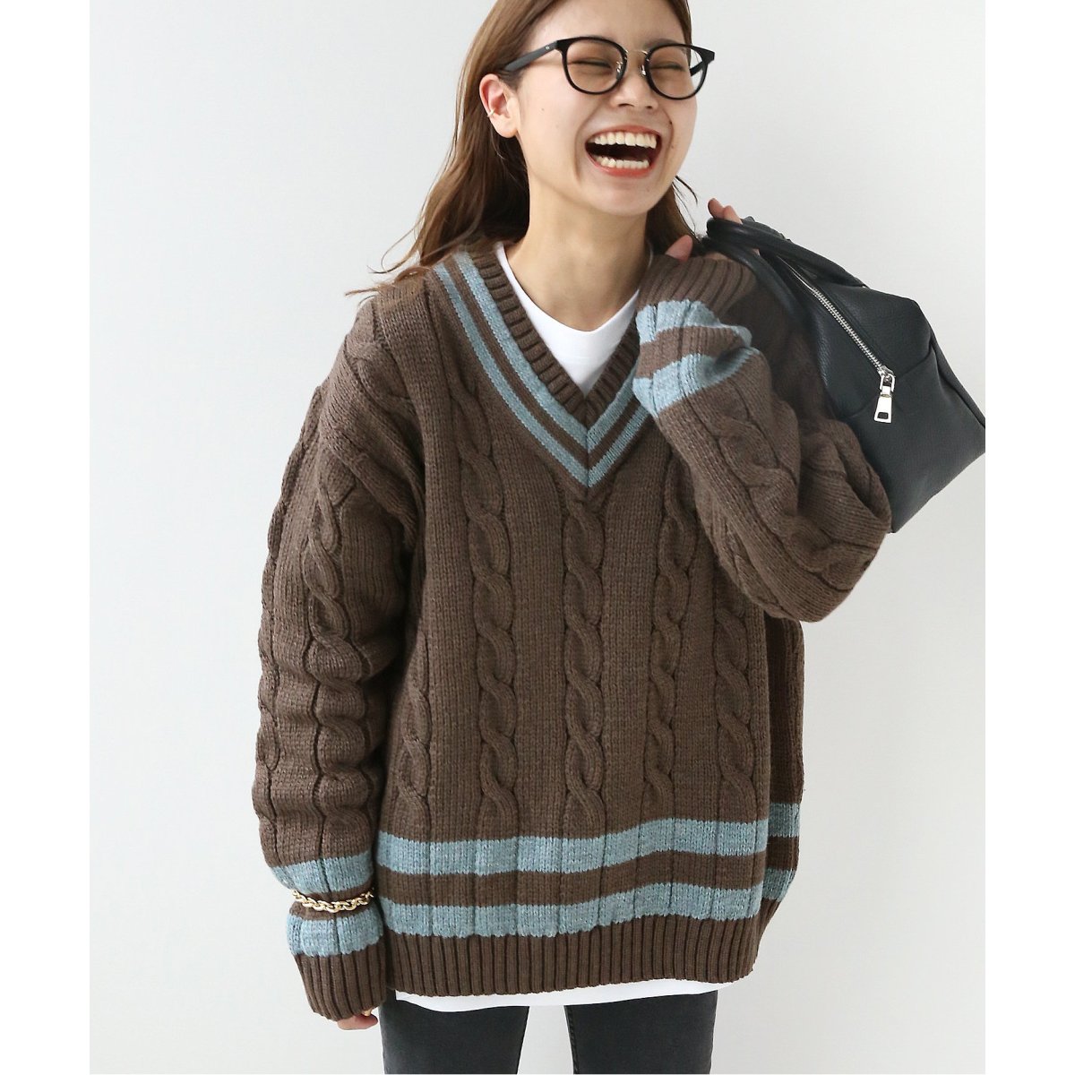 ○【Oldderby Knitwear】Vネックニットプルオーバー◇ | ジャーナルスタンダード レリューム(JOURNAL STANDARD  relume) | マルイウェブチャネル