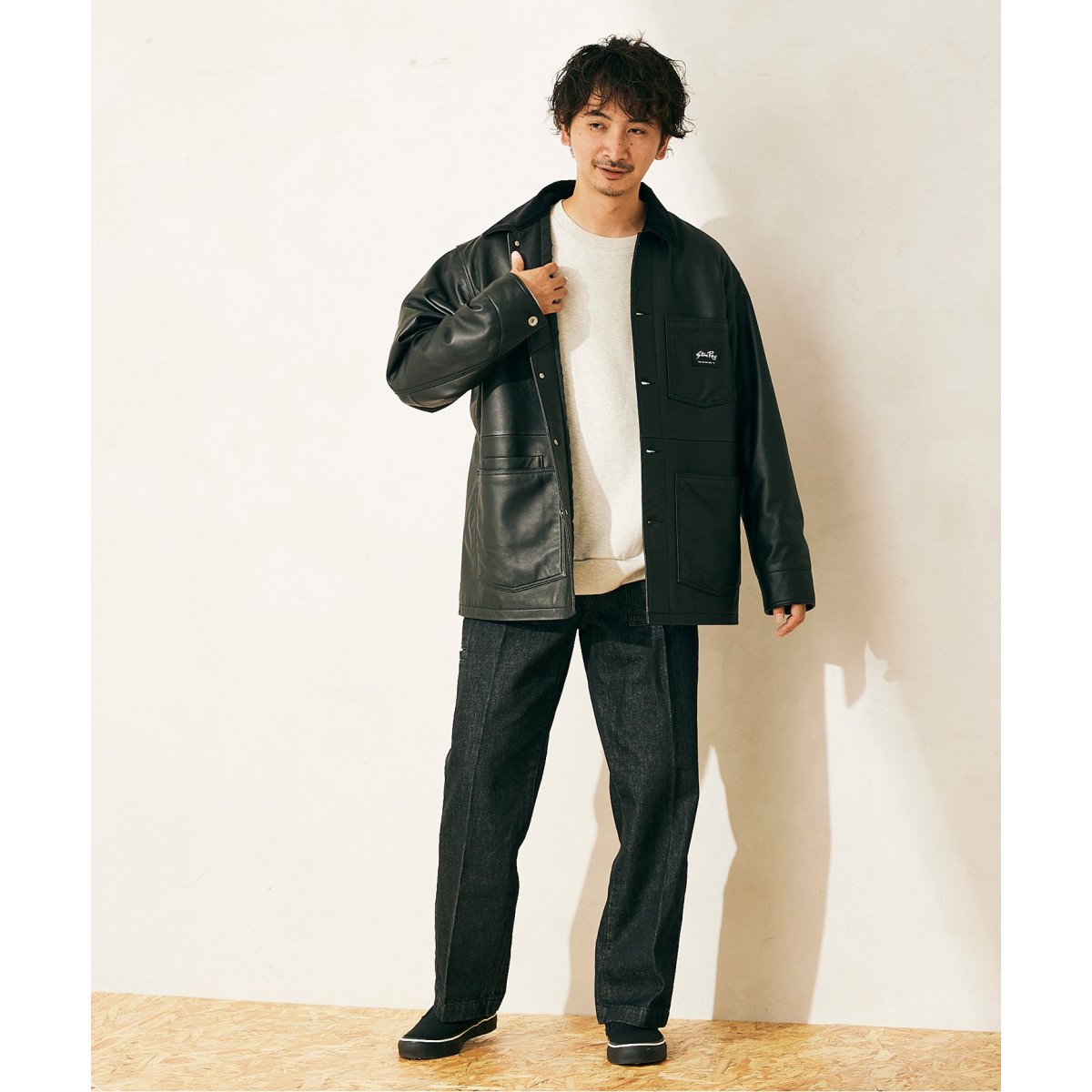 【StanRay×relume/スタンレイ】別注Leatherカバーオール