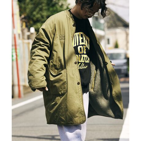 ARMY TWILL/アーミーツイル】別注 リバーシブル ライナーコート 