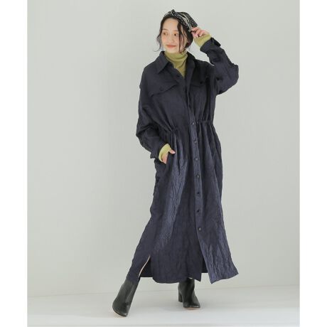 NOMA t.d./ノーマティーディー】Wrinkled Long Shirt：シャツ 