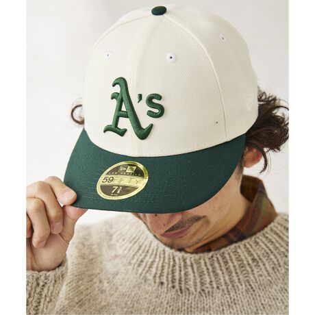 NEW ERA / ニューエラ】別注 アスレチックス 59FIFTY LOW PROFILE 