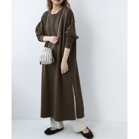 Star Stripe Crew Long Slit カットソーワンピース ジャーナルスタンダード レリューム Journal Standard Relume ファッション通販 マルイウェブチャネル