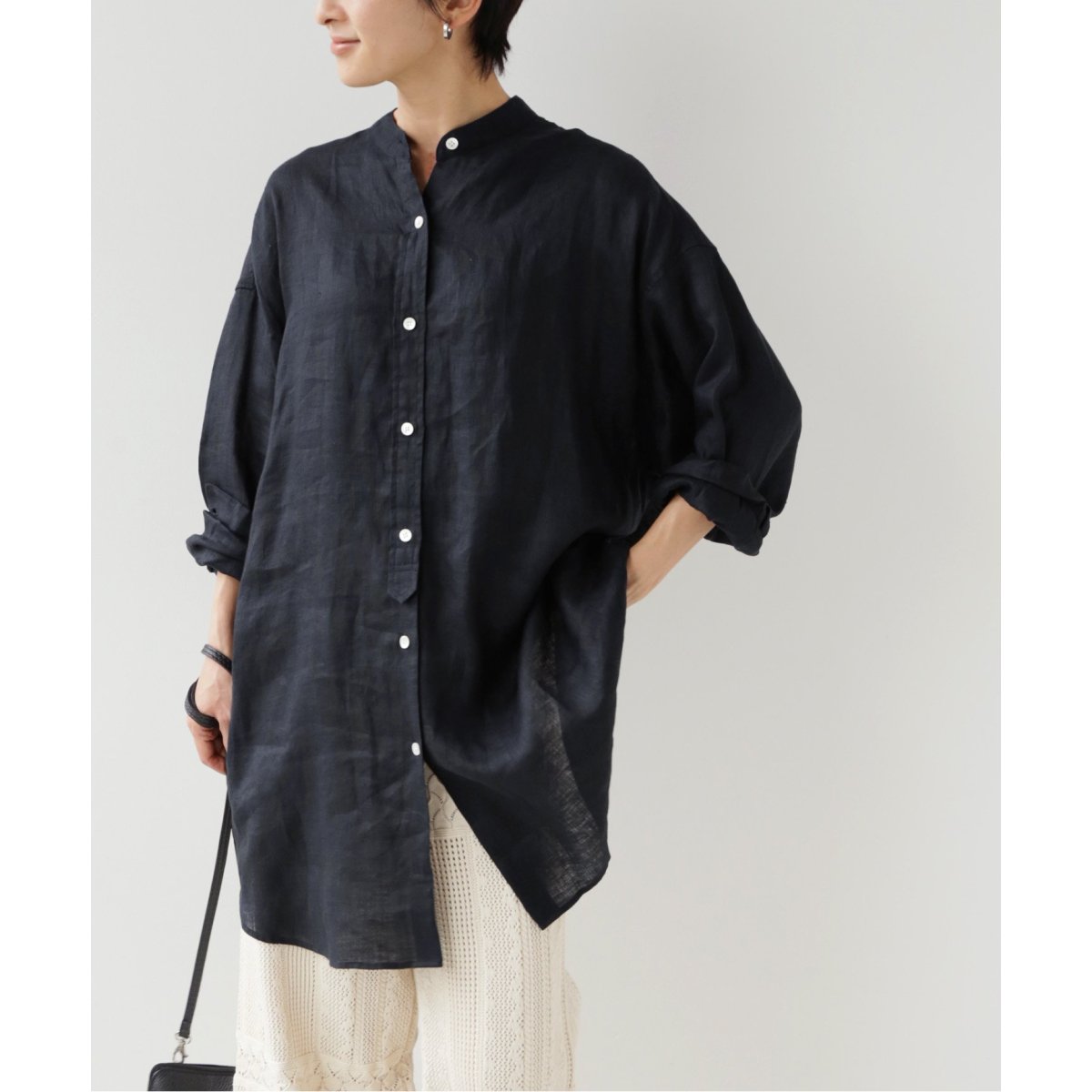JOURNAL STANDARD relume - ジャーナルスタンダードレリューム　フレンチリネンコクーンチュニック JOURNAL STANDARD relume（ジャーナルスタンダード レリューム